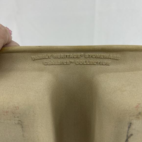 Pampered Chef Mini 4 Loaf Stoneware Bread Pan 15"x 9" FHC Classics VGUC - Picture 7 of 12